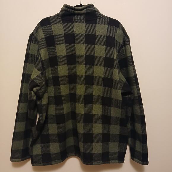 The North Face Mens Jacket 2XL Buffalo Plaid 1/4 Zip Lumberjack Classic Gorpcore - Picture 2 of 9